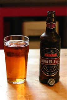 India Pale Ale Bottle and Glass