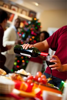 Christmas Food And Wine