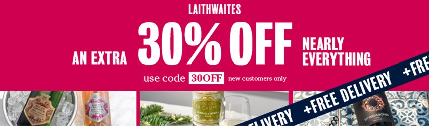 30% OFF at Laithwaites